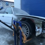 BMW E34 белая Часть 1